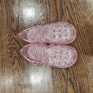 Toddler Girls GAP Glitter Jelly Sandals